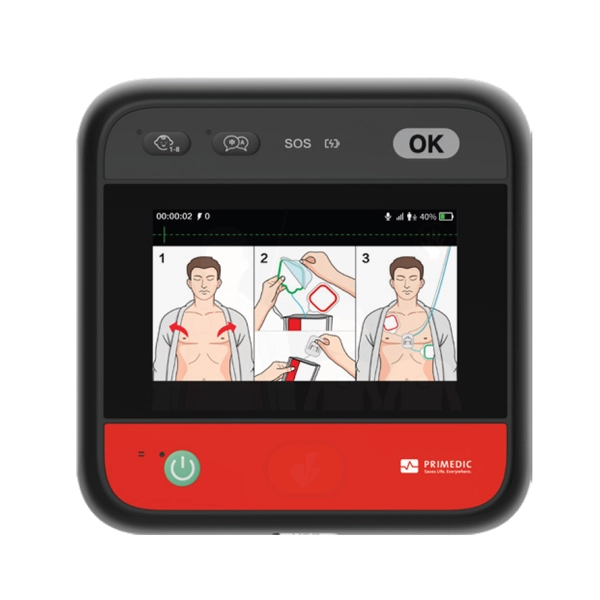 heartsave my pad automatique lcd display — vue produit